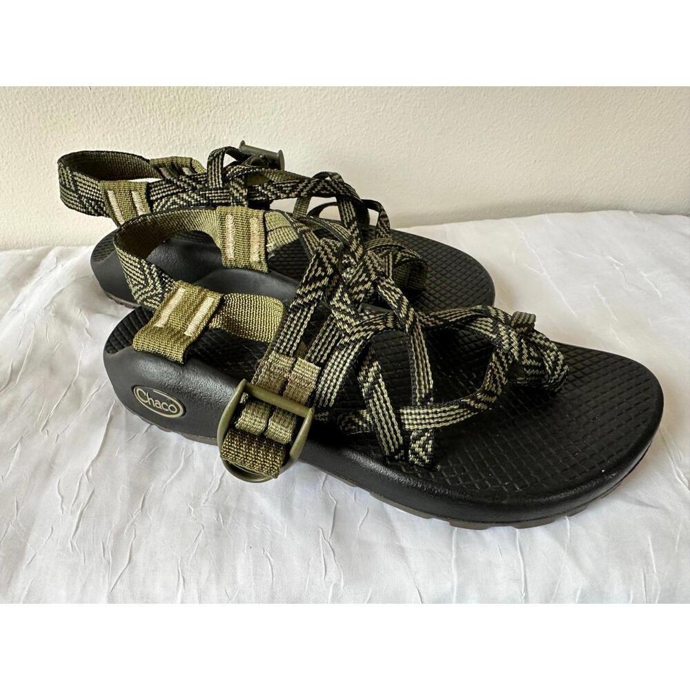 Chaco Multi-Strap Sandals in Black and Olive